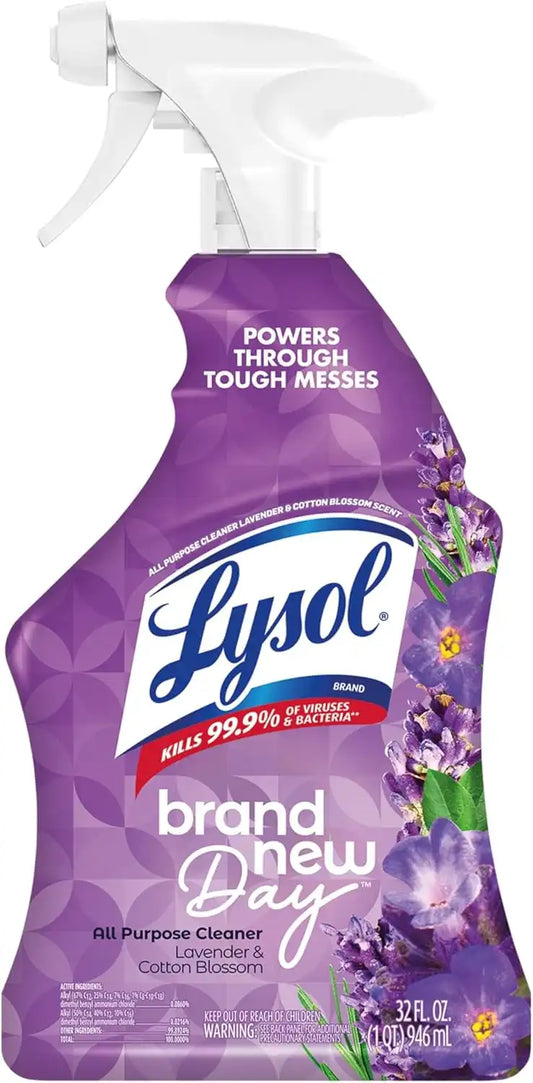 Lysol All Purpose Cleaner Spray, Disinfectant, Lavender, 32oz